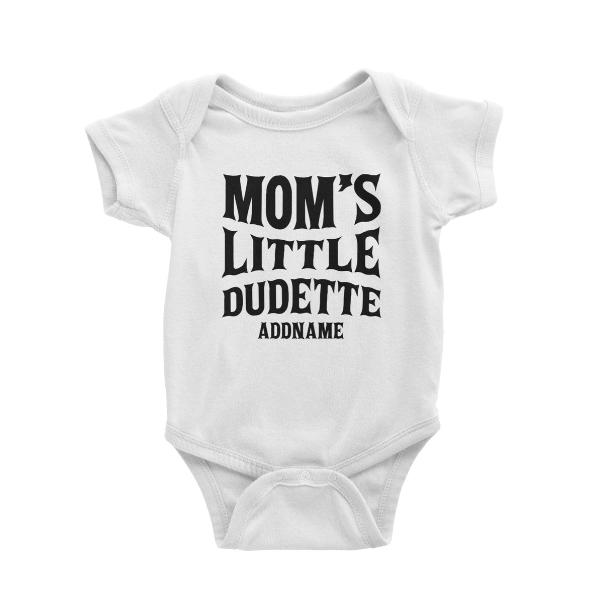 Moms Little Dudette Baby Romper