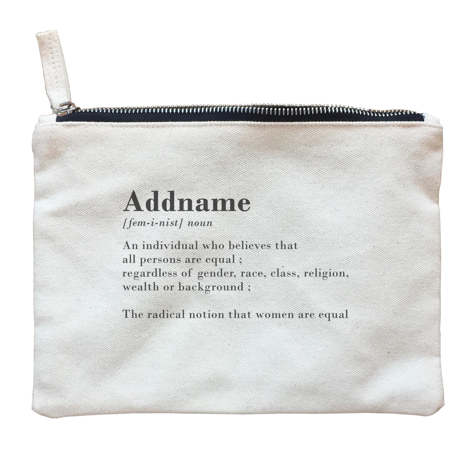Best Friends Quotes Addname Feminist Noun Meaning Zipper Pouch