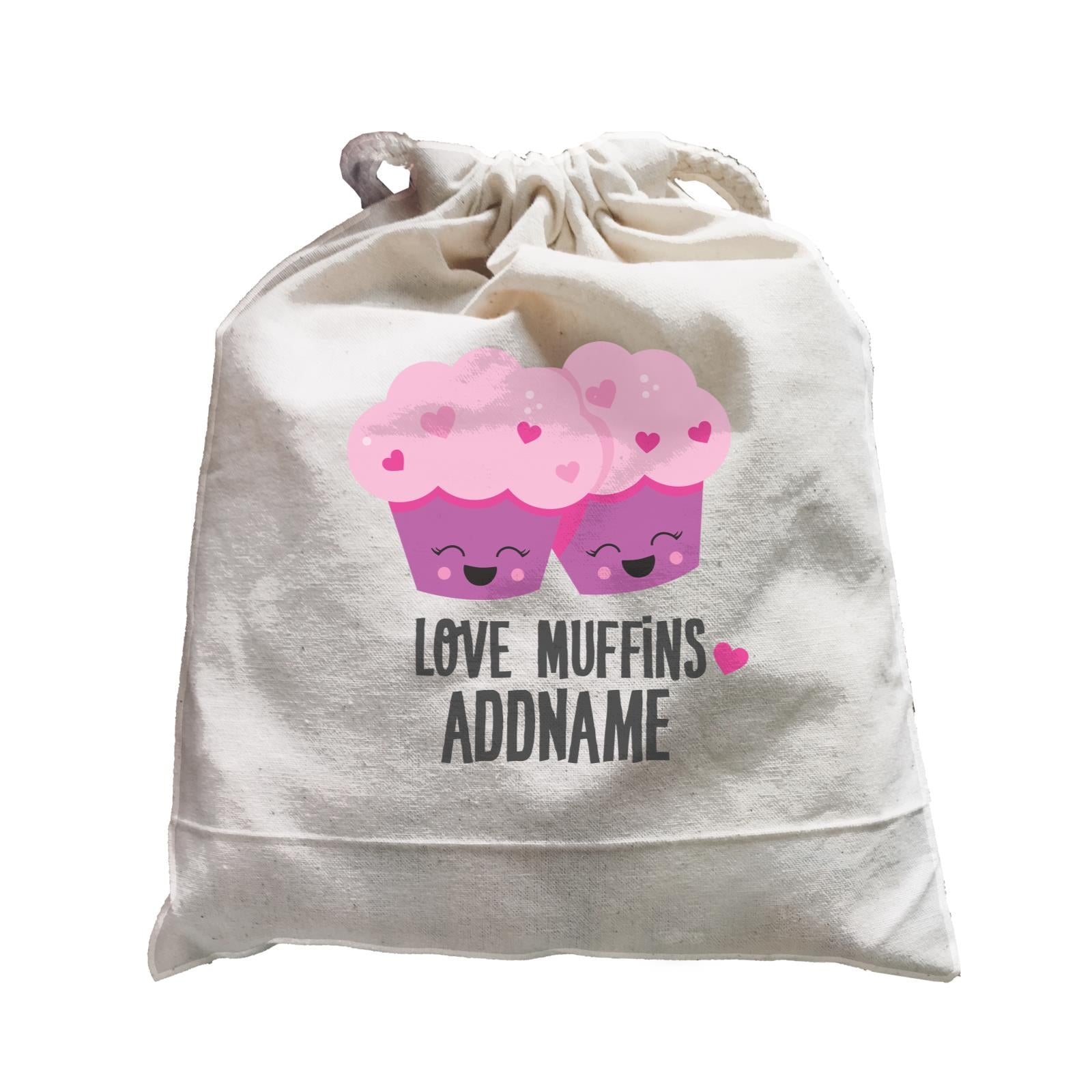 Love Food Puns Love Muffins Addname Satchel