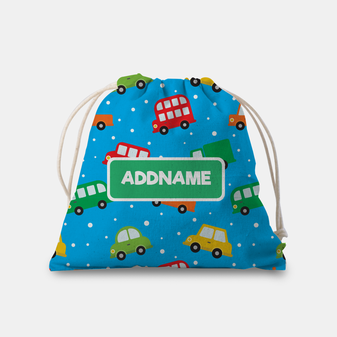 Kids Essentials - Cute Cars Kids Waterproof pouch