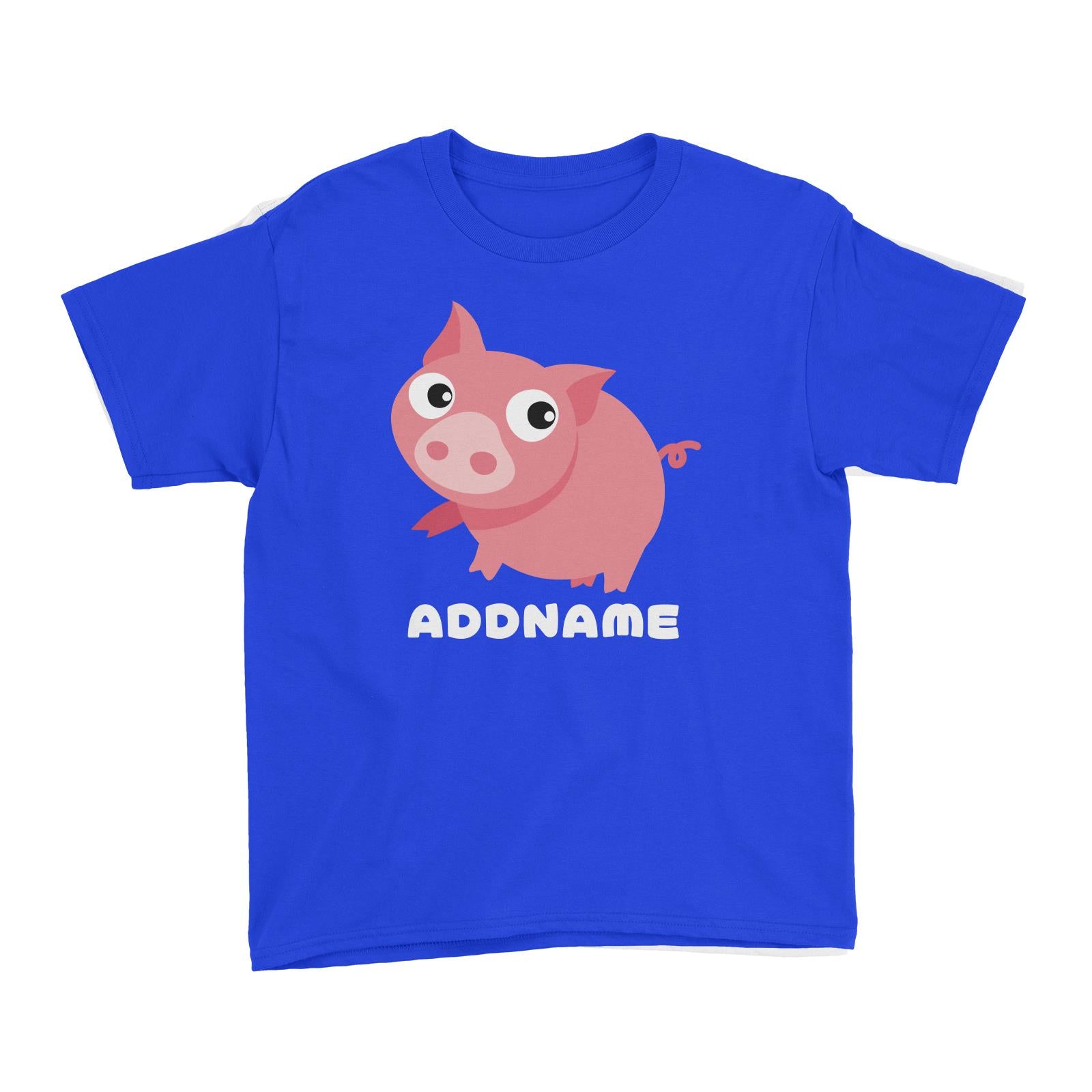 Farm Pig Addname Kid's T-Shirt