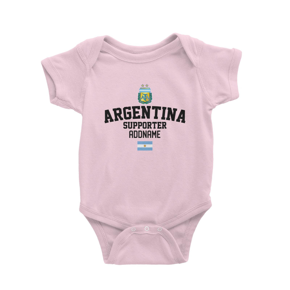 Agentina Supporter World Cup Addname Baby Romper