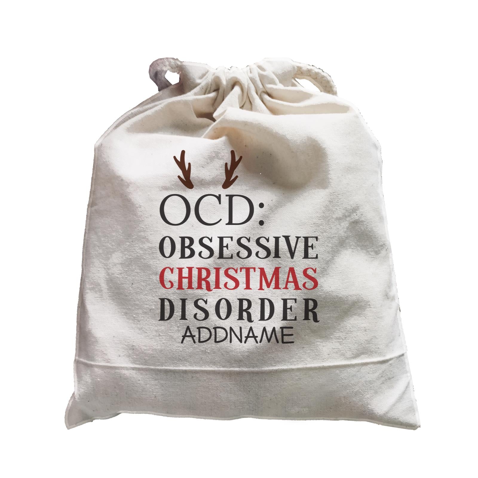 Xmas OCD Obsessive Christmas Disorder Satchel