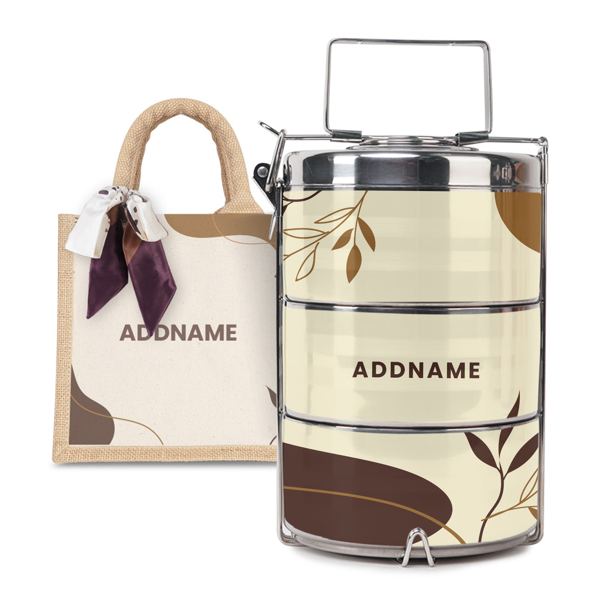 Charlotte Series - Mocha Tiffin Carrier