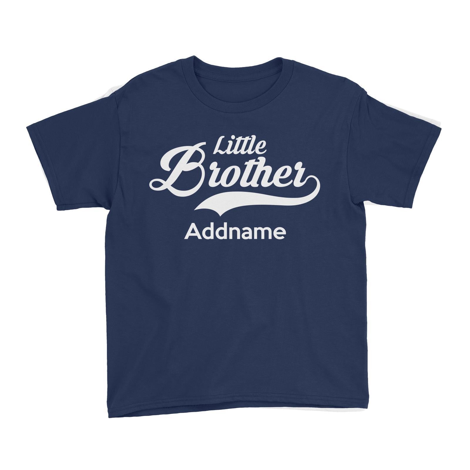Retro Little Brother Addname Kid's T-Shirt