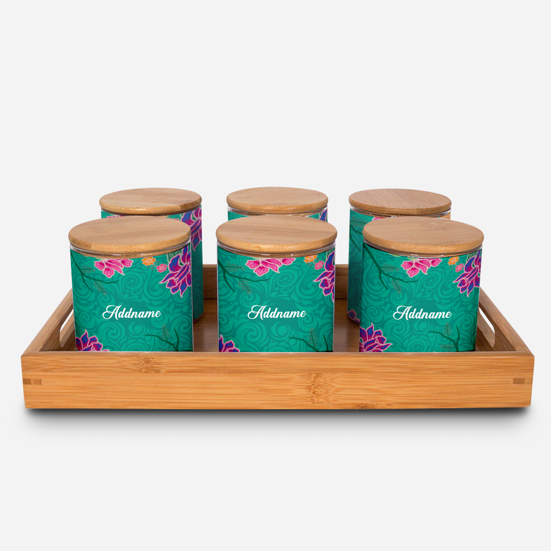 Modern Mahsuri Series - Legend Green Balang Raya Set (6 in 1)