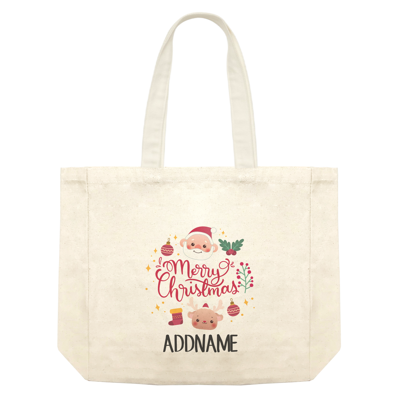 Christmas Cute Animal Series Merry Christmas Shopping Bag