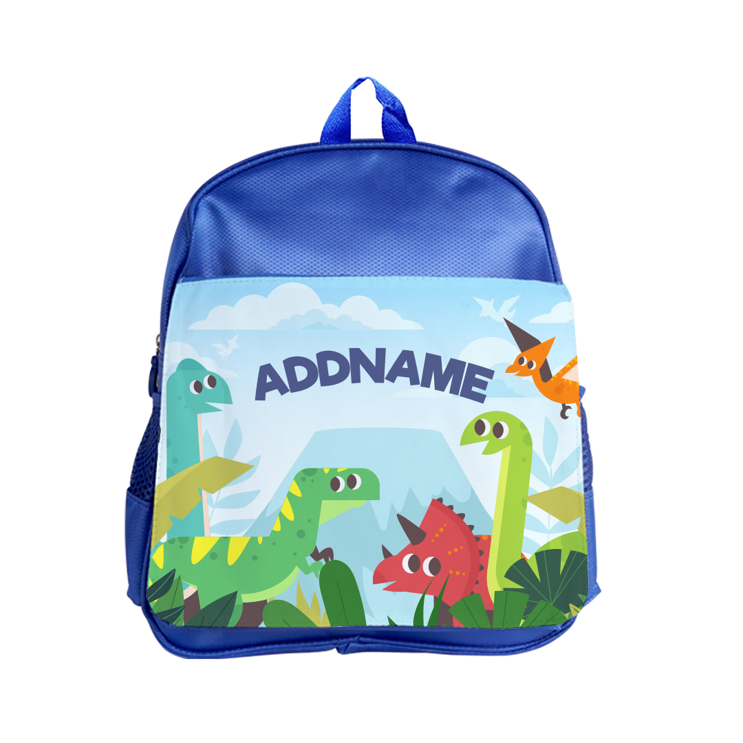 Dino Jungle Blue Kiddies Bag