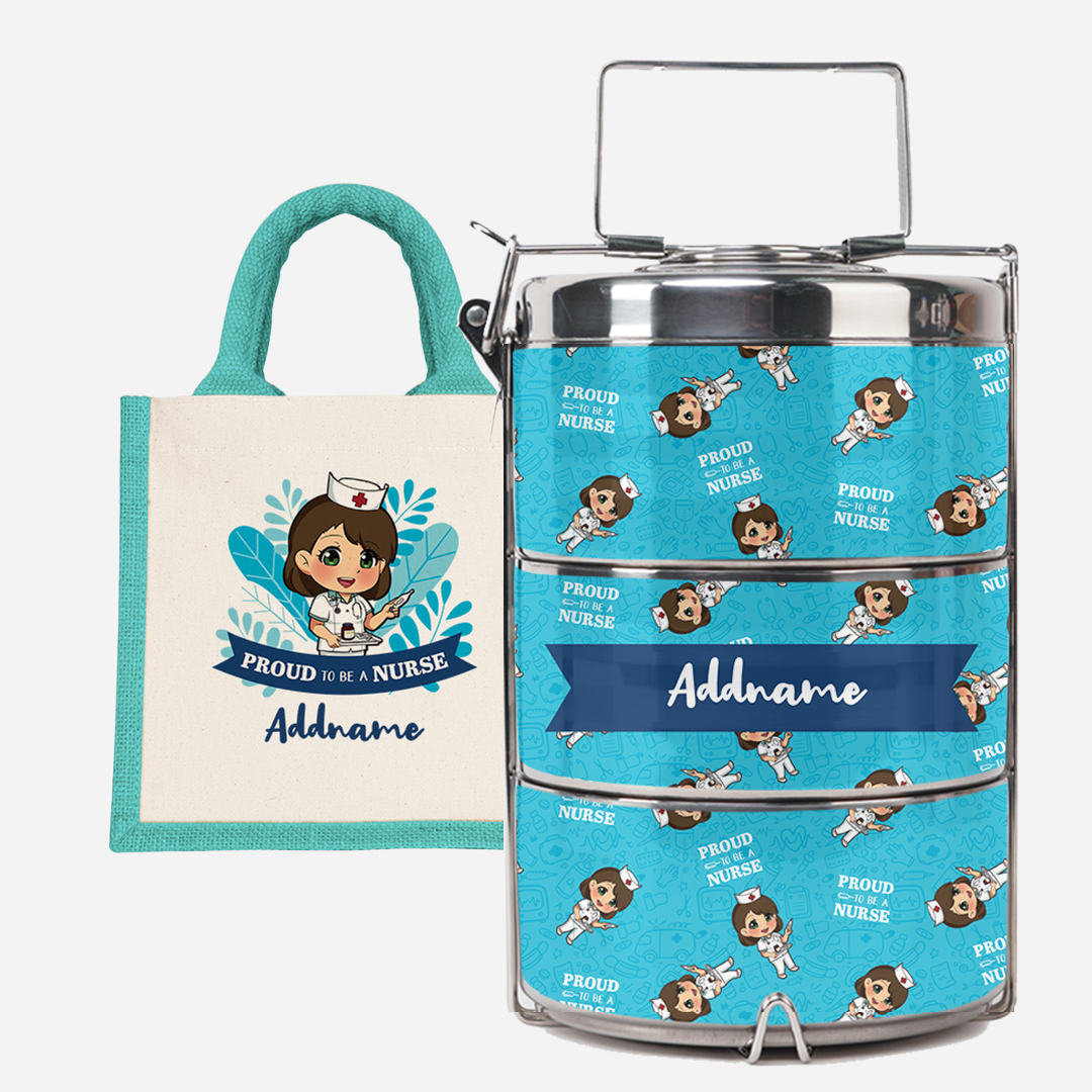 Nurse Series - Half Lining Lunch Bag and Tiffin Carrier