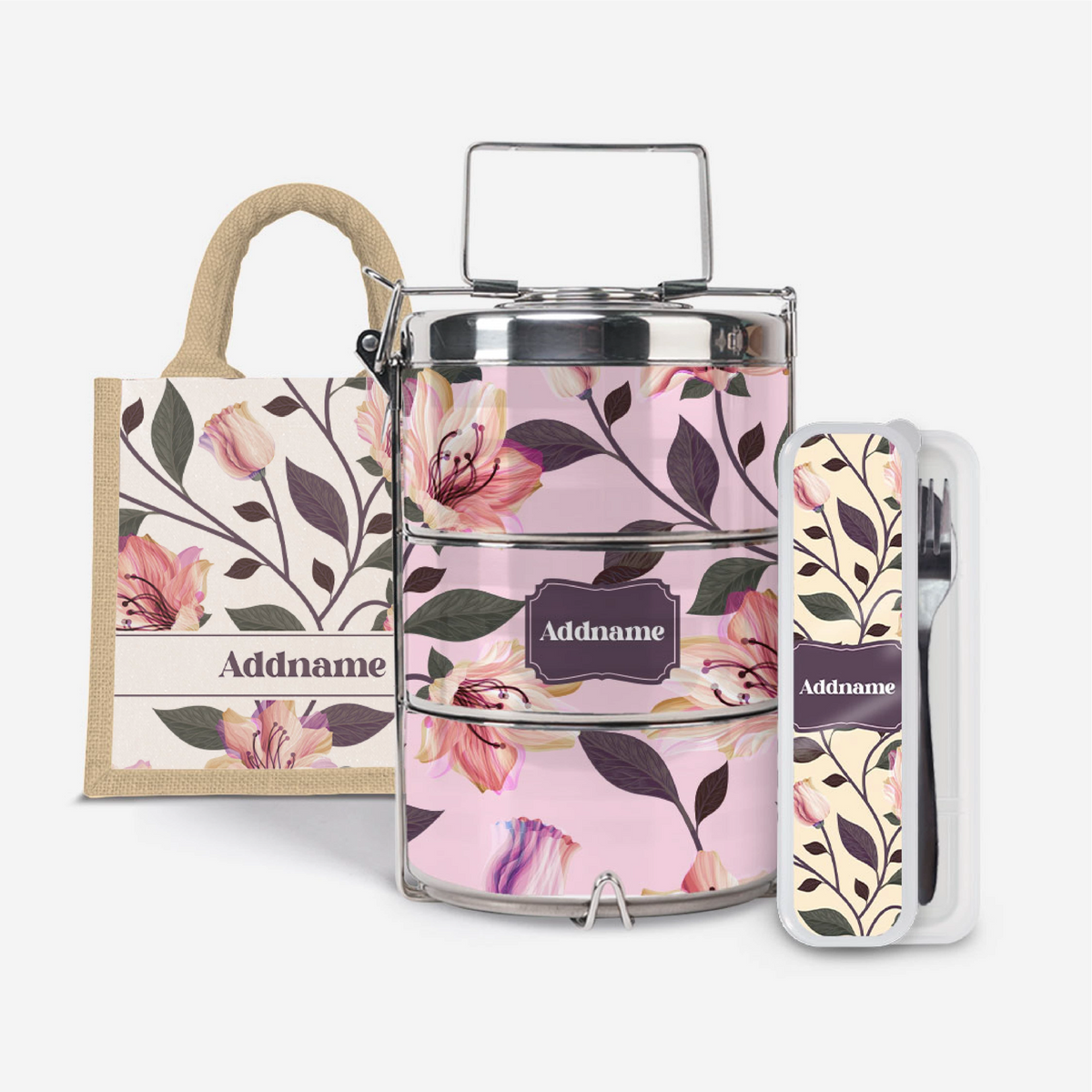 Classic Kesuma Series - Set Kasih Romantic Pink