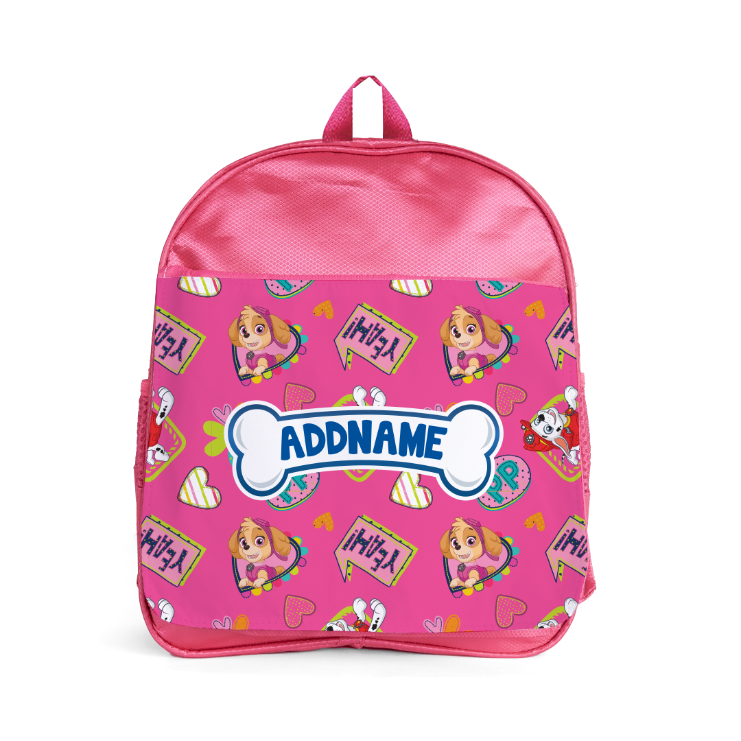 Paw Patrol Pink YEAH Personalized Skye School Bag FamsyMall