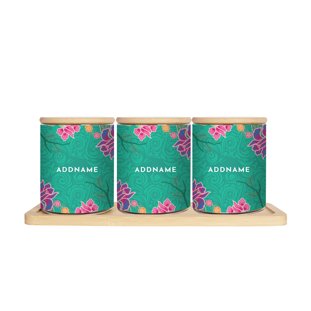 Modern Mahsuri Series -  Legend Green Balang Raya Set (3 in 1)