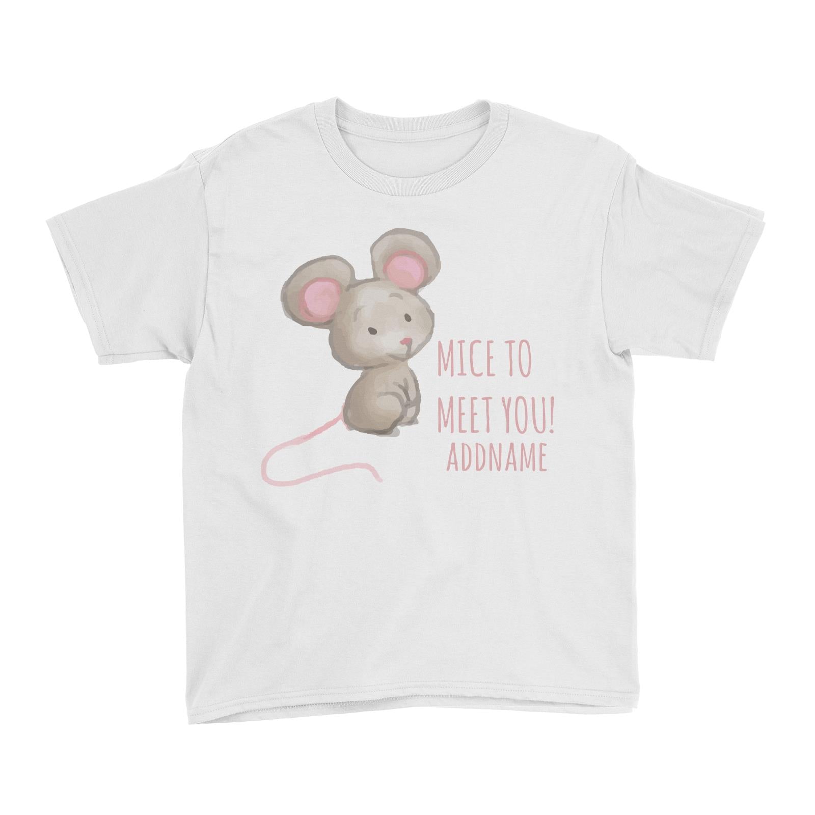 Mice To Meet You White Kid's T-Shirt