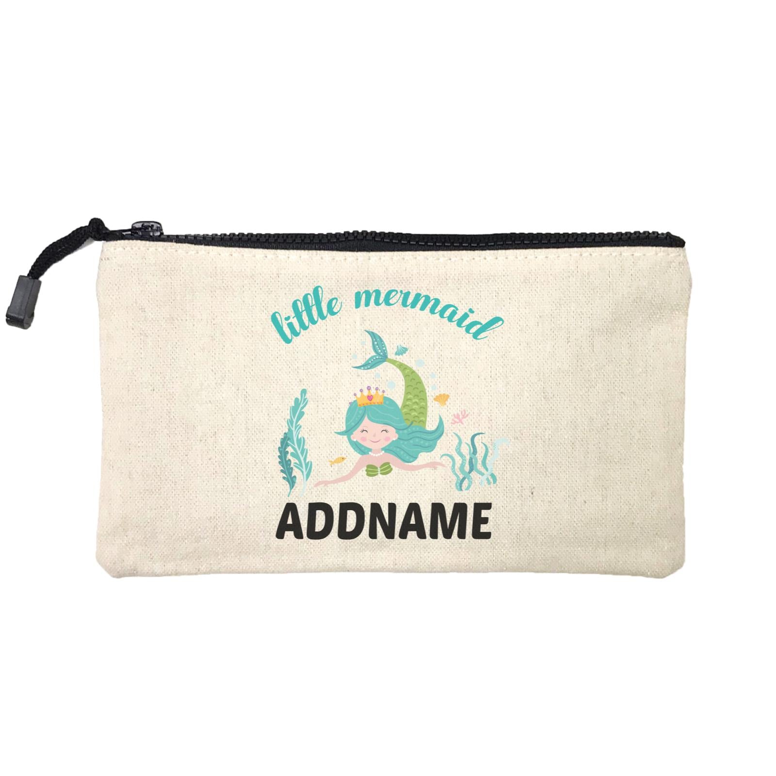 Little Mermaid Turqoise Hair Addname SP Stationery Pouch