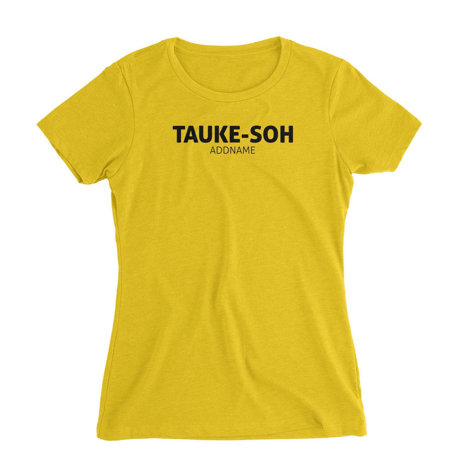 Tauke Soh Women's Slim Fit T-Shirt