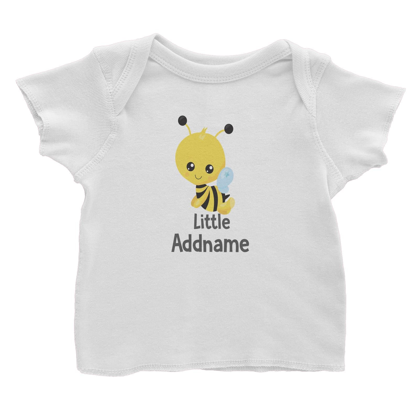 Spring Animals Bee Boy Little Addname Baby T-Shirt