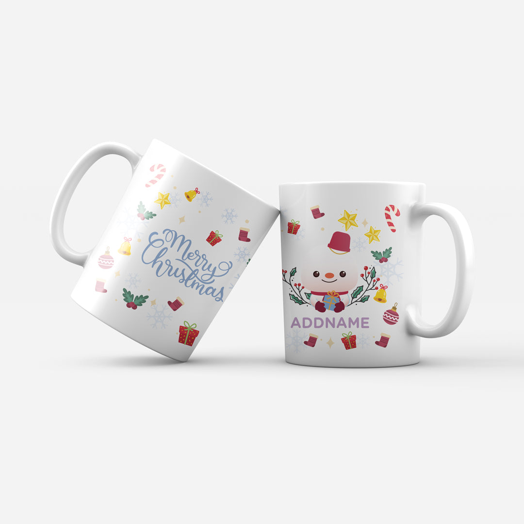 Christmas Cute Animal Series Mugs - Snowman
