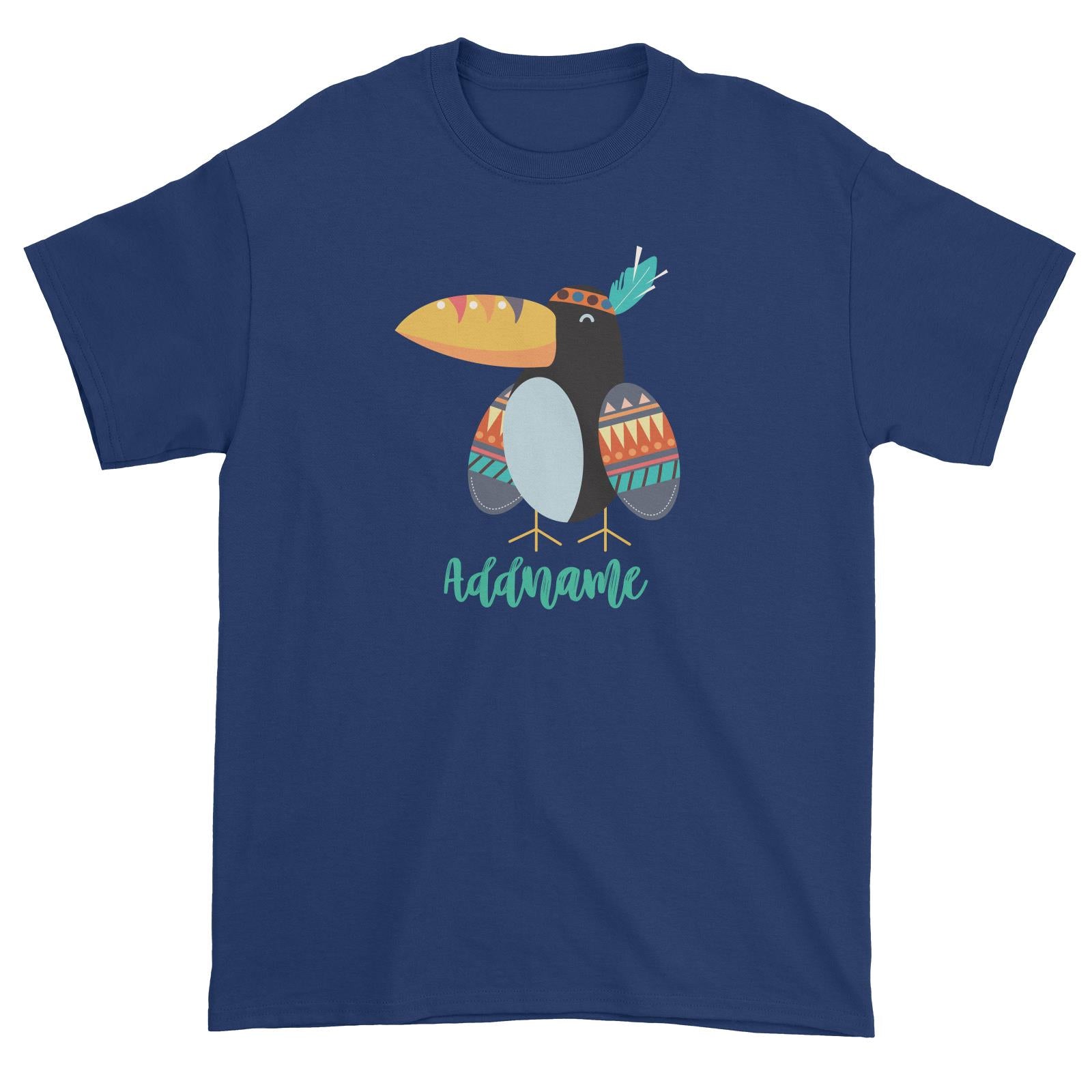 Animal Tribal Bird Addname Unisex T-Shirt