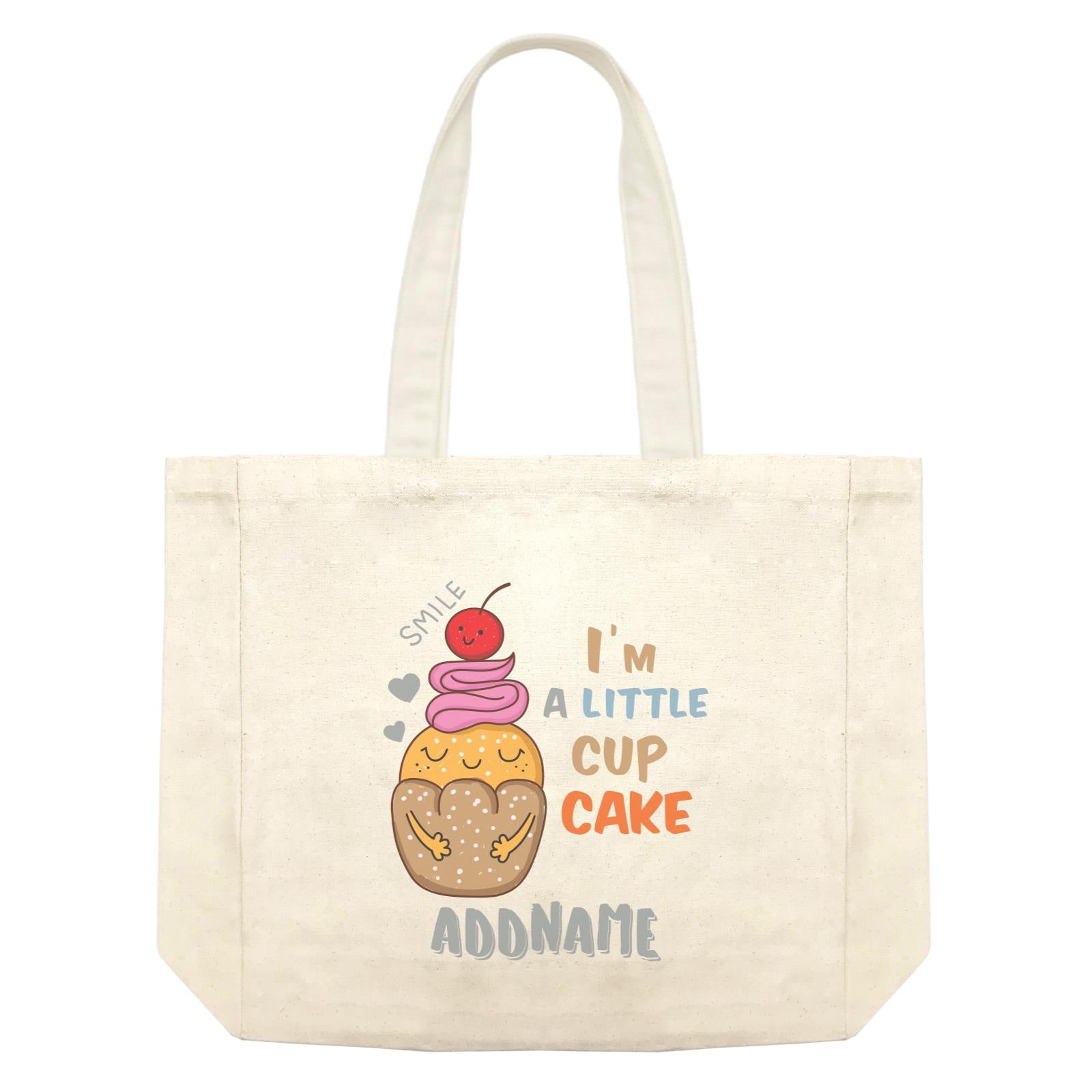 Cool Cute Foods I'm A Little Cup Cake Addname Shopping Bag
