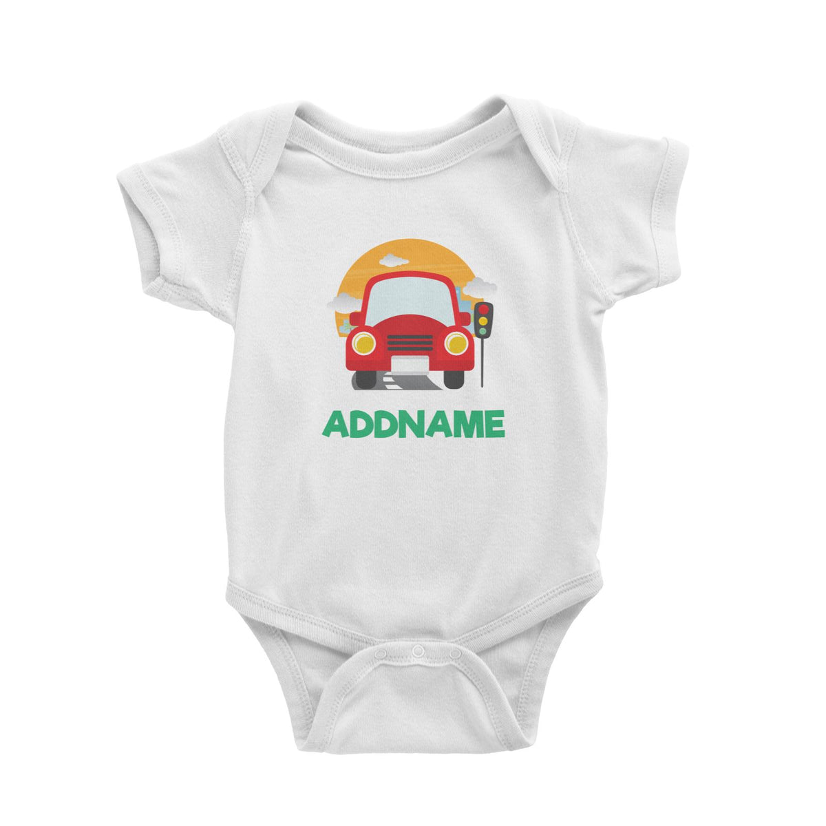 Cute Cars  Baby Romper