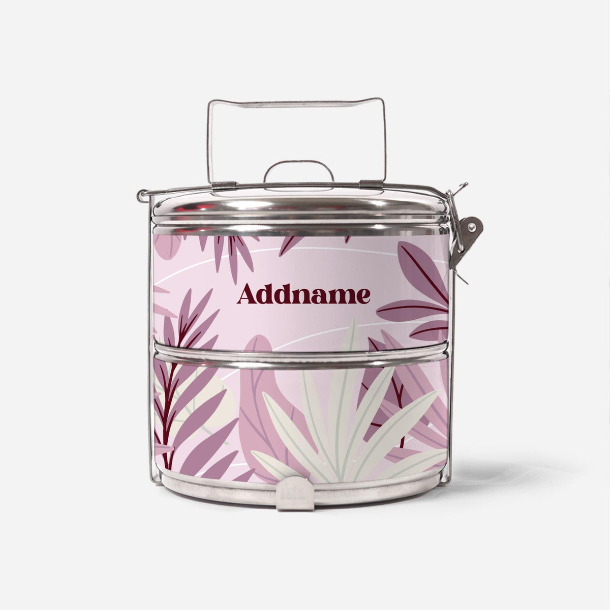Suasana Series - Ash Pink - Two-Tier Tiffin Carrier