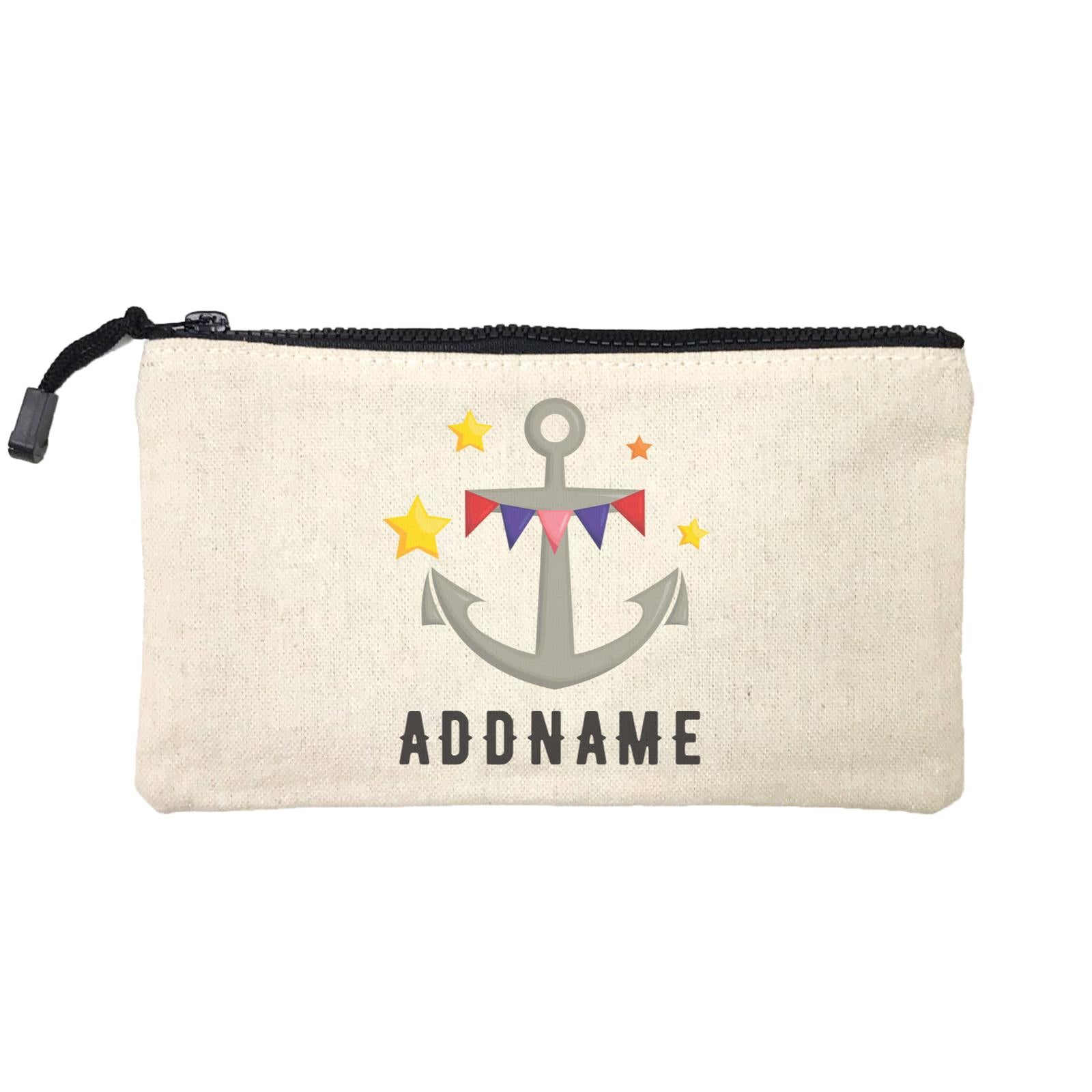 Birthday Sailor Anchor Addname Mini Accessories Stationery Pouch