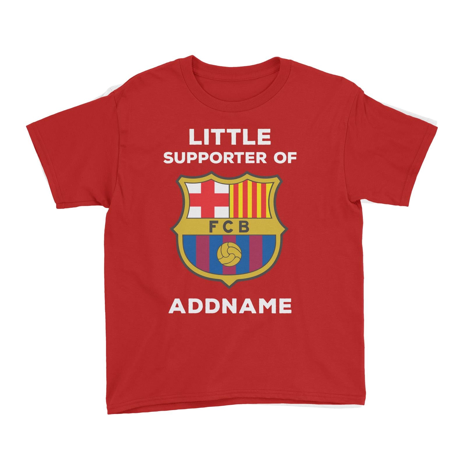 FC Barcelona Little Supporter Personalizable with Name Kid's T-Shirt