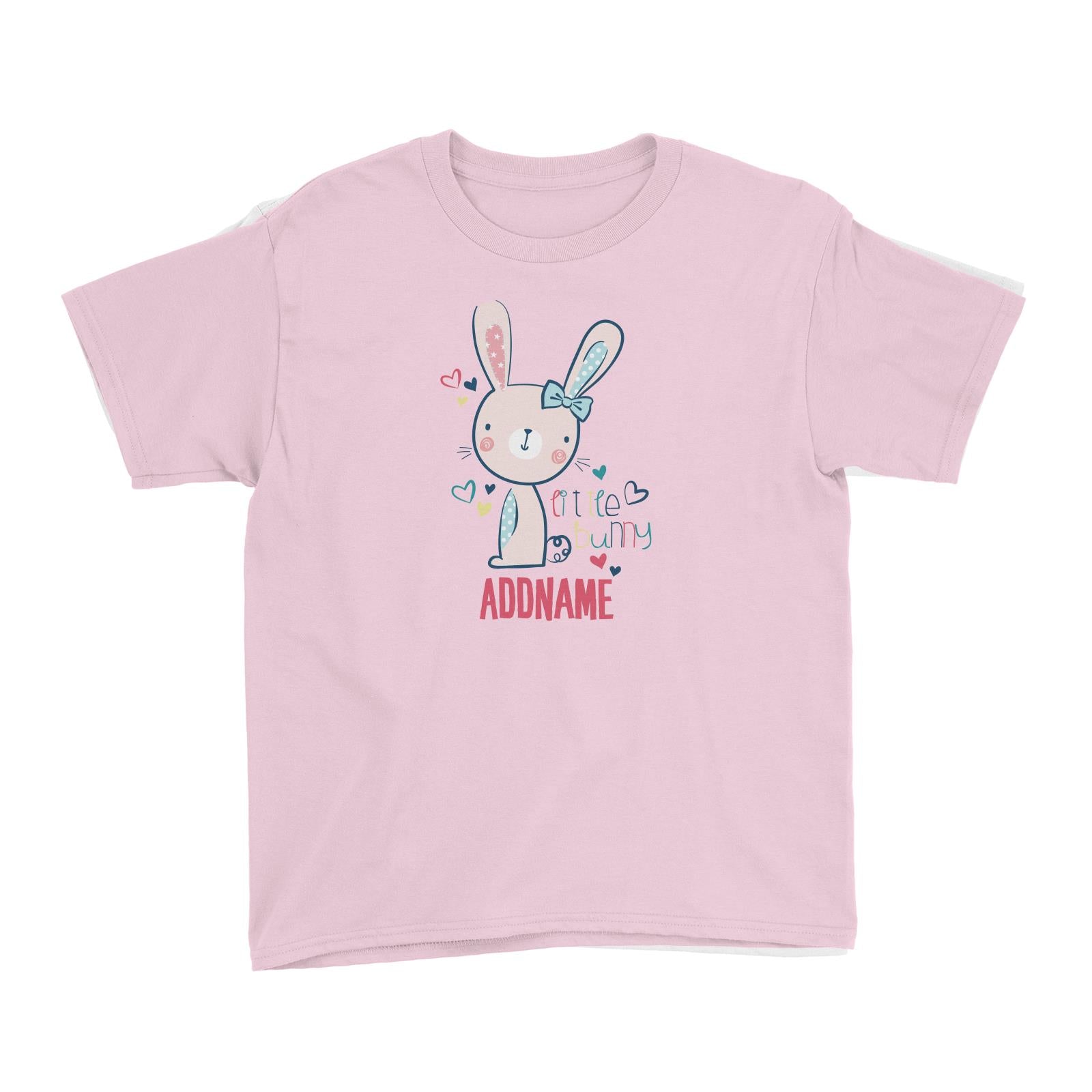Cool Vibrant Series Cute Little Bunny Addname Kid's T-Shirt