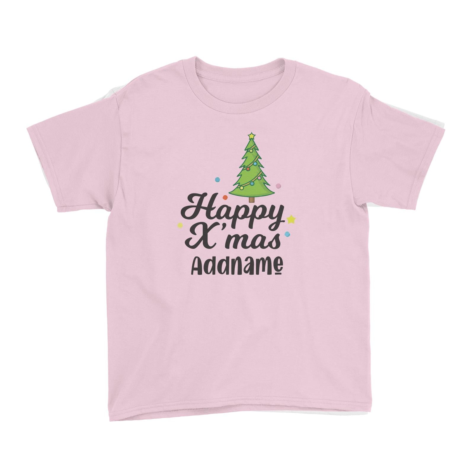 Christmas Series Christmas Tree Happy X'mas Kid's T-Shirt