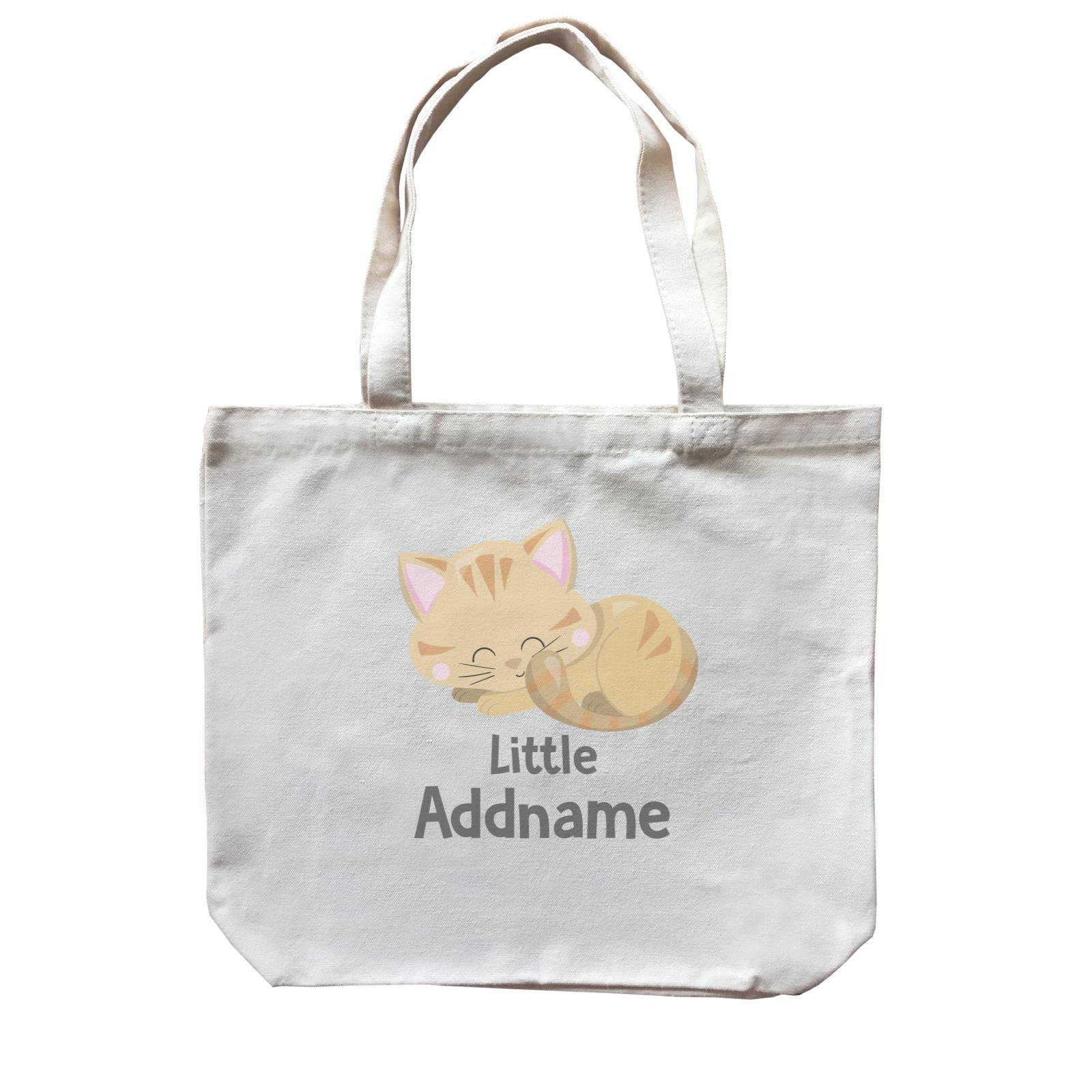 Adorable Cats Light Brown Cat Little Addname Canvas Bag