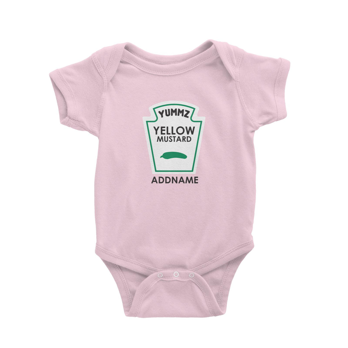 Yummz Yellow Mustard Baby Romper