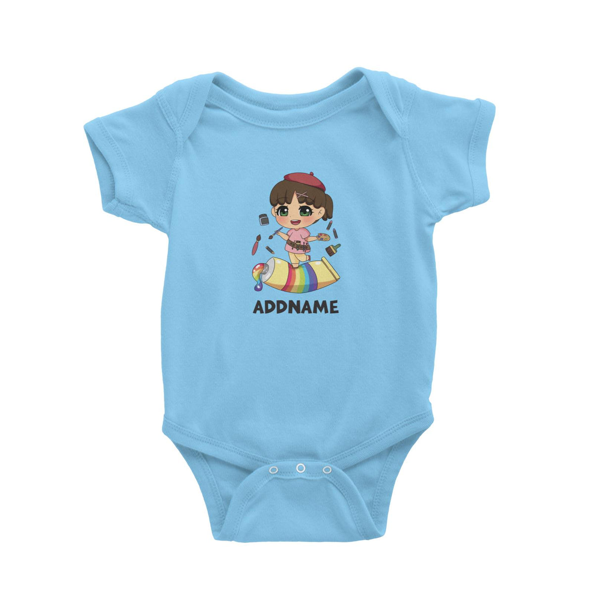 Children's Day Gift Series Artist Little Girl Addname Baby Romper