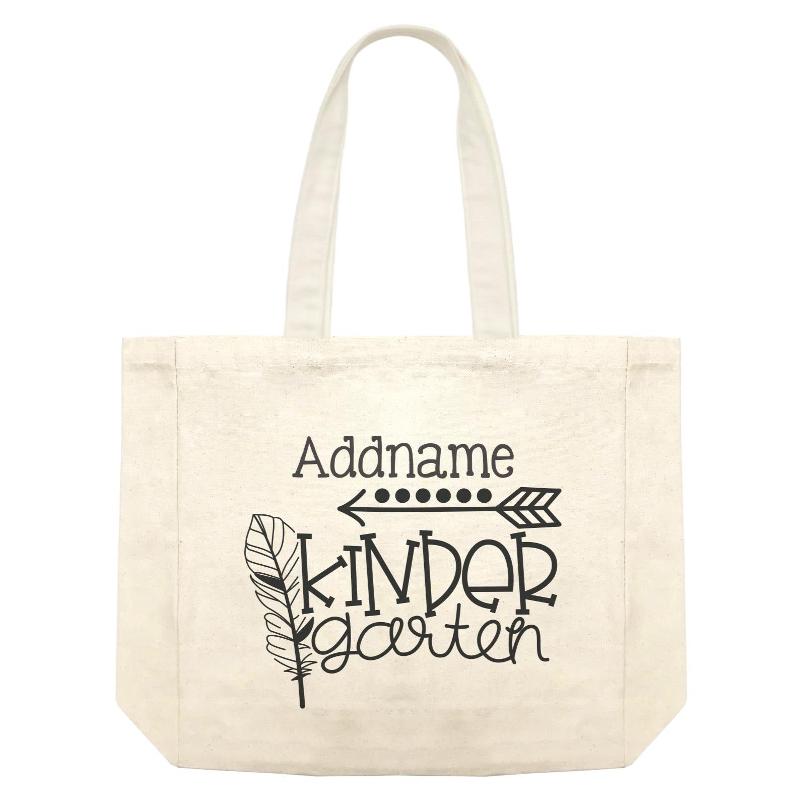 Graduation Series Second Grade with Feather Shopping Bag