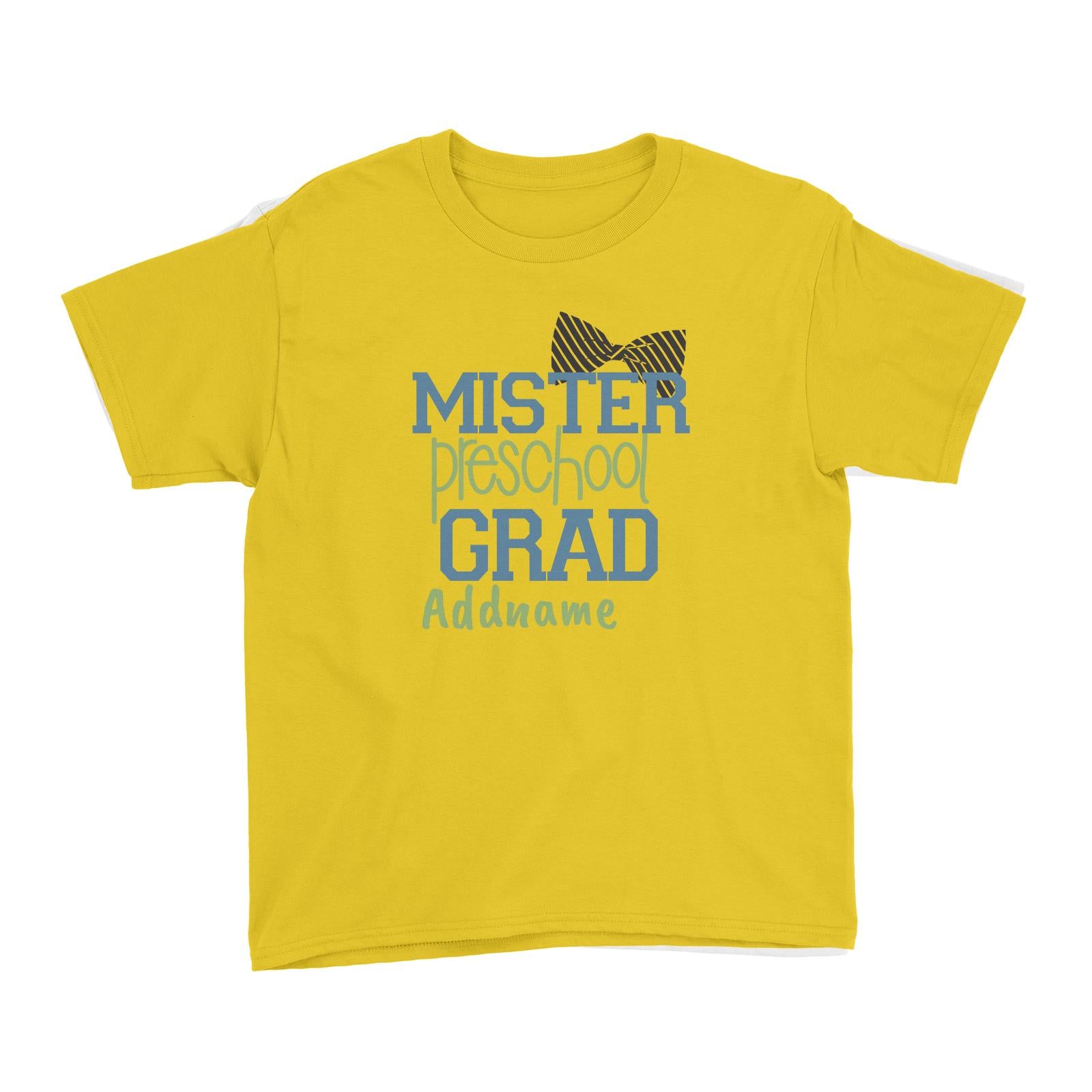 Graduation Series Mister Preschool Grad Kid's T-Shirt