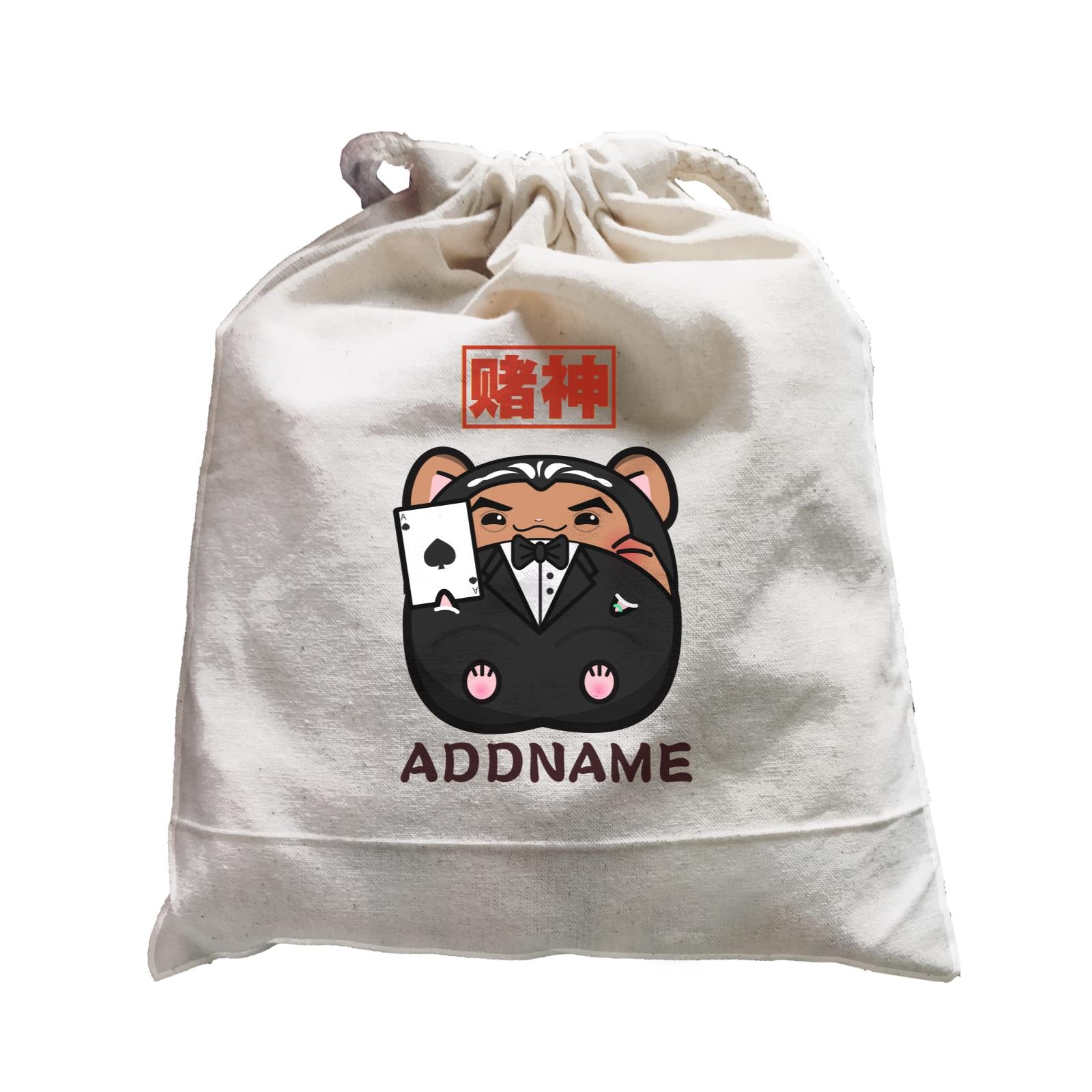 Prosperous Mouse Series Uncle Ace The Hamster Of Gamblers Accessories Satchel