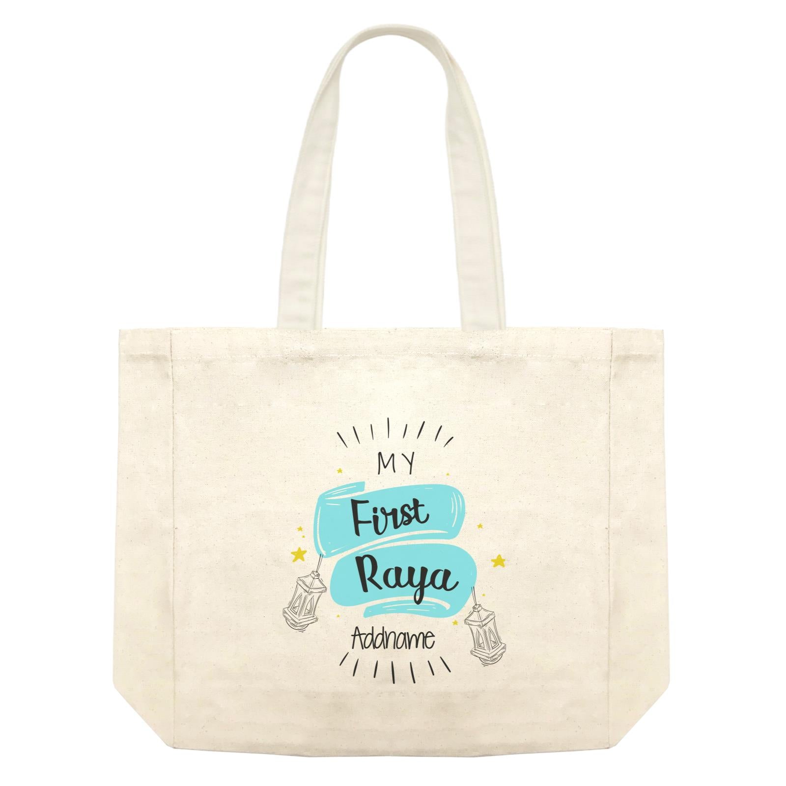 Raya Banner My First Raya Addname Shopping Bag