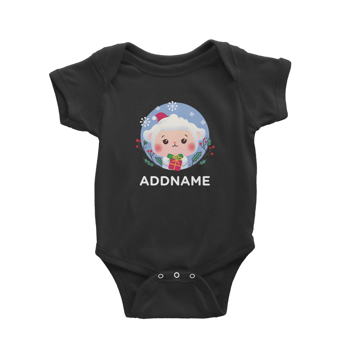 Christmas Cute Animal Series Cute Sheep Baby Romper
