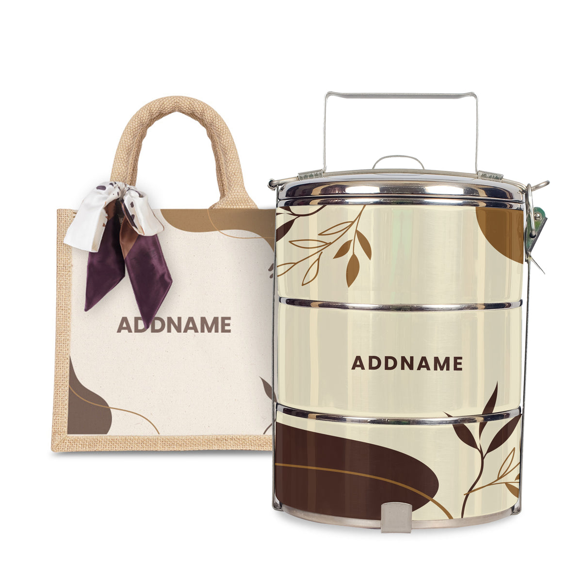 Charlotte Series - Mocha Tiffin Carrier