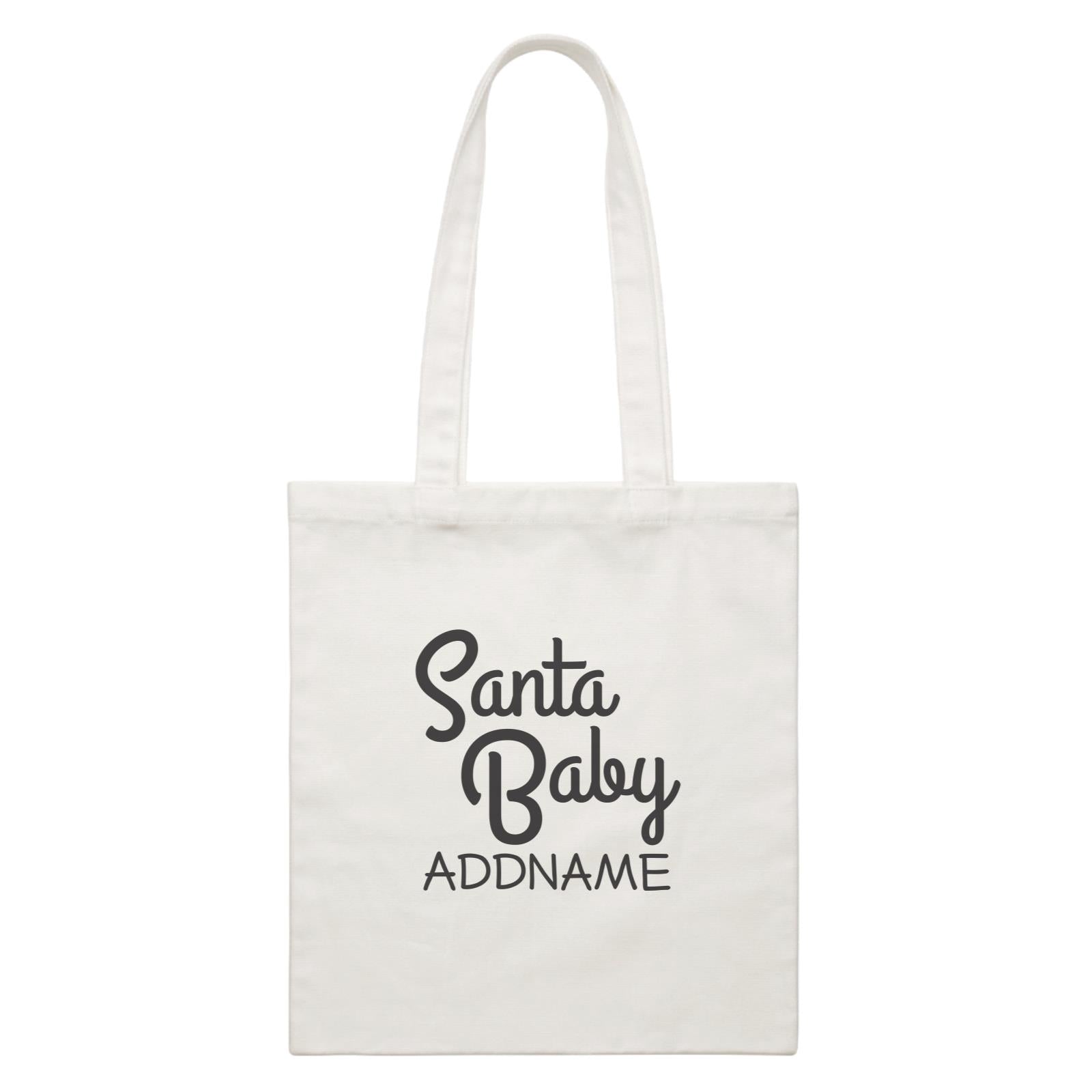 Xmas Santa Baby Canvas Bag