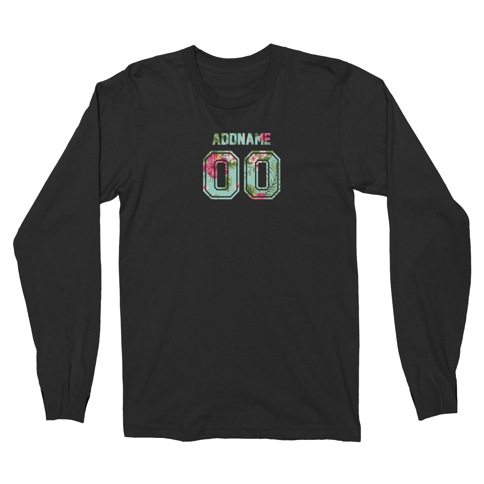 Jersey Bunga Raya Long Sleeve Unisex T-Shirt  Personalizable Designs