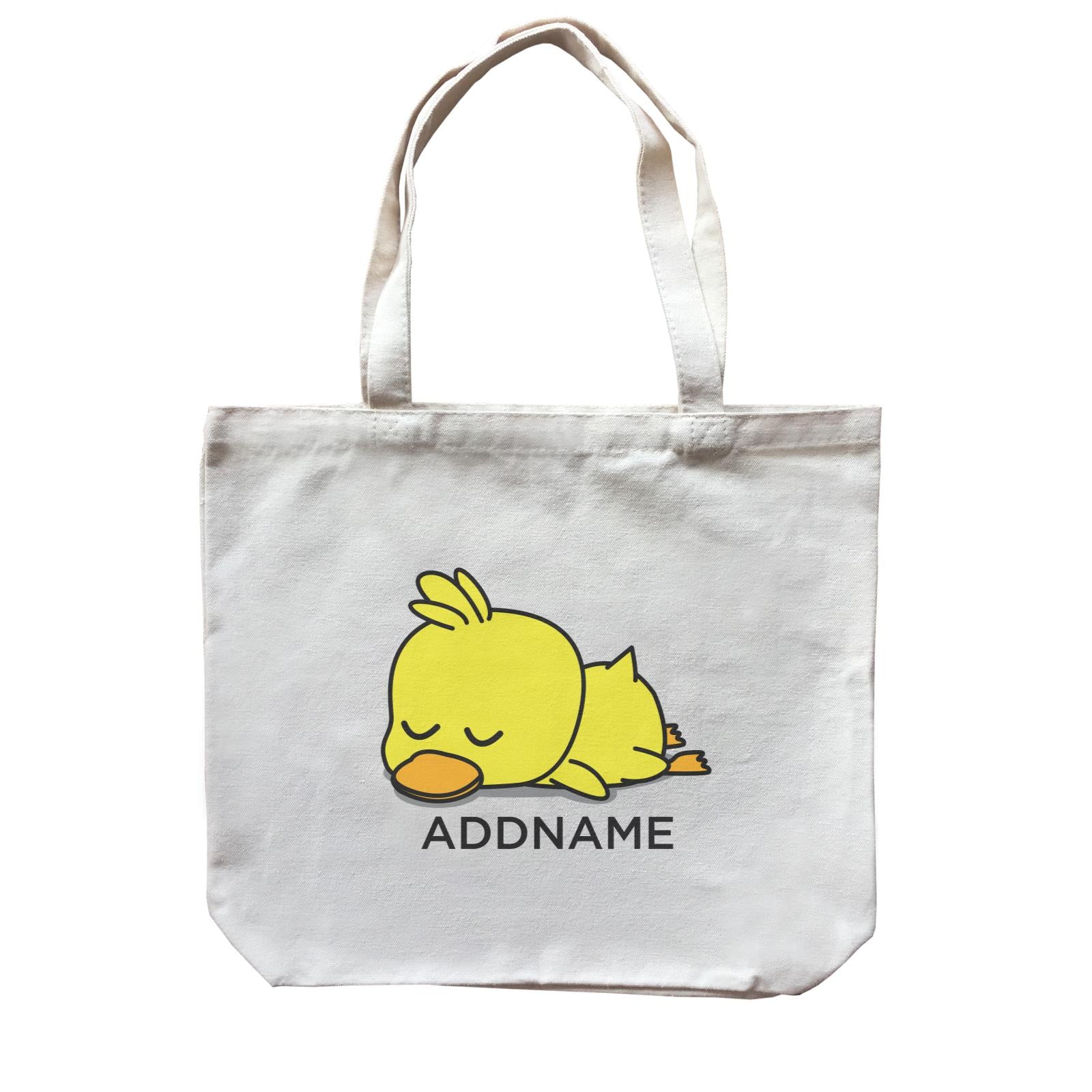 Lazy Duck Addname Canvas Bag