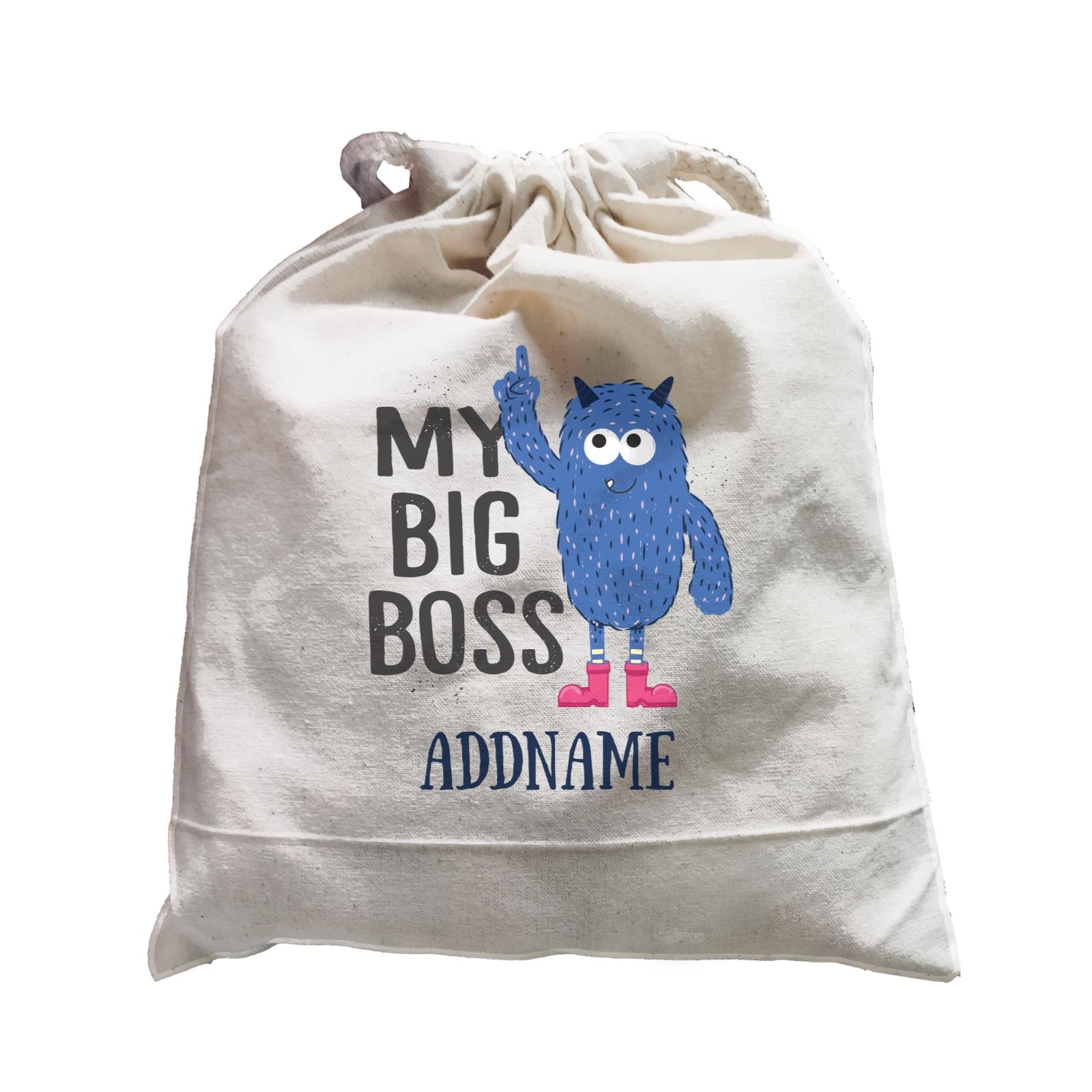 Cool Cute Monster My Big Boss Addname Satchel