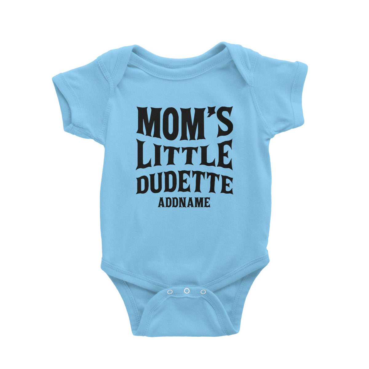 Moms Little Dudette Baby Romper