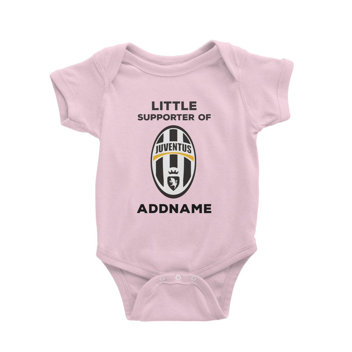 Juventus FC Little Supporter Personalizable with Name Baby Romper