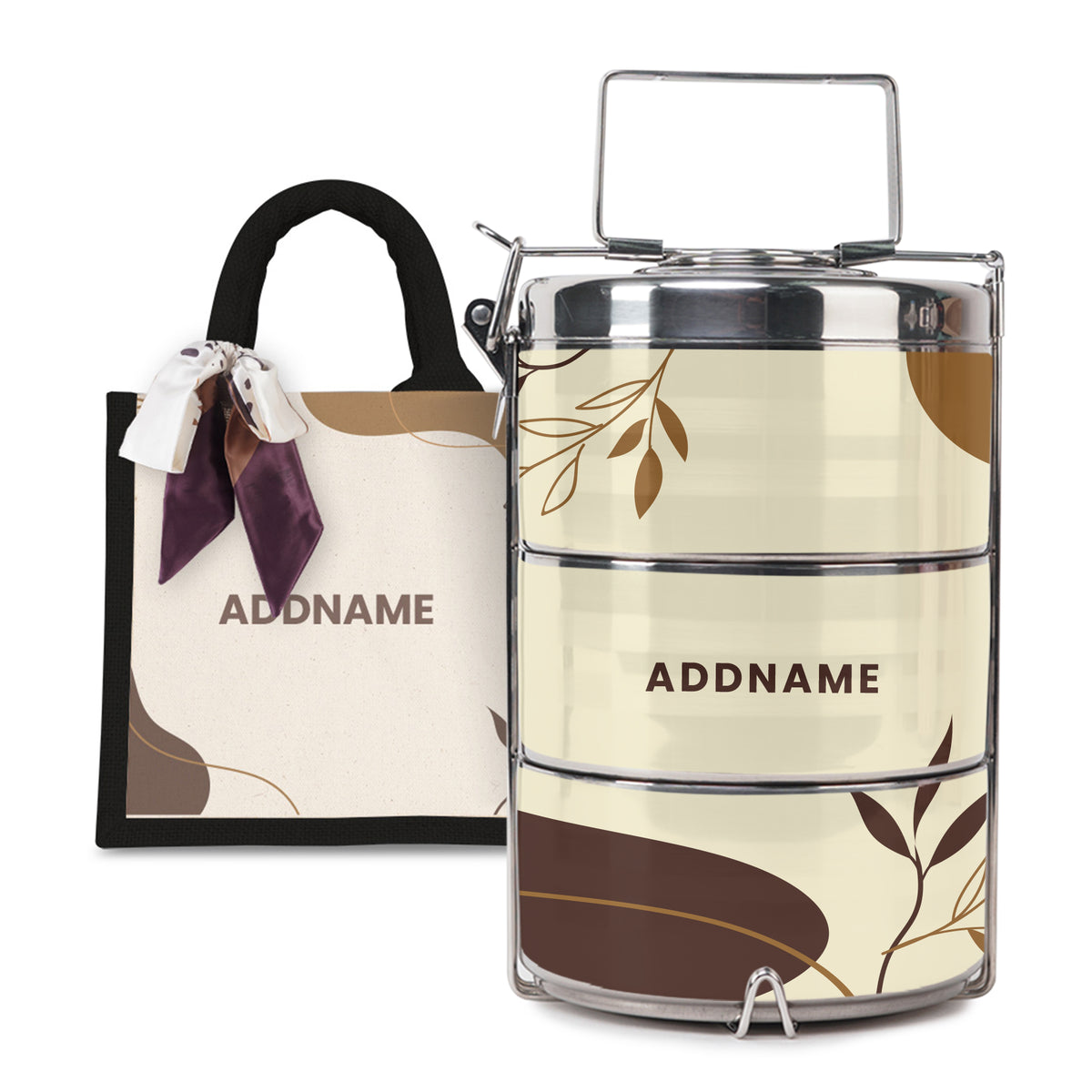 Charlotte Series - Mocha Tiffin Carrier