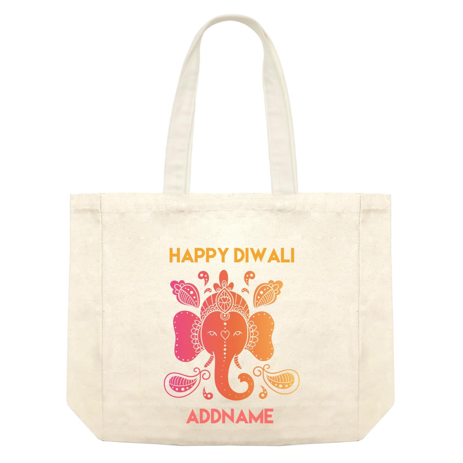 Deepavali Happy Diwali Ganesha Personalisable Shopping Bag