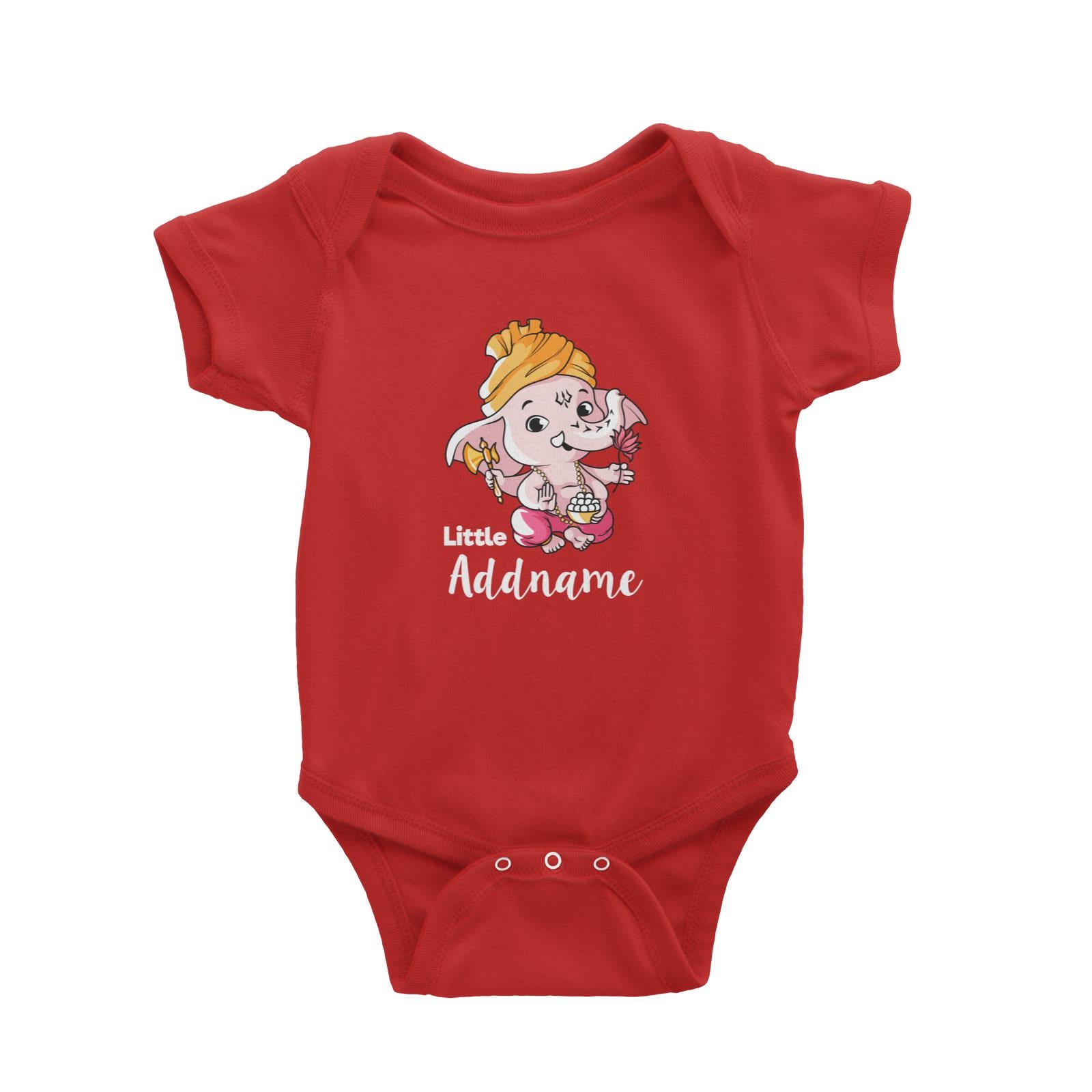 Cute Ganesha Little Addname Baby Romper