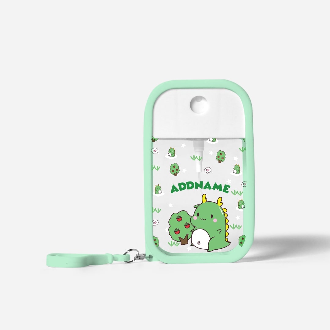 Cute Doodle Series Hand Sanitizer - Green Dinosaur