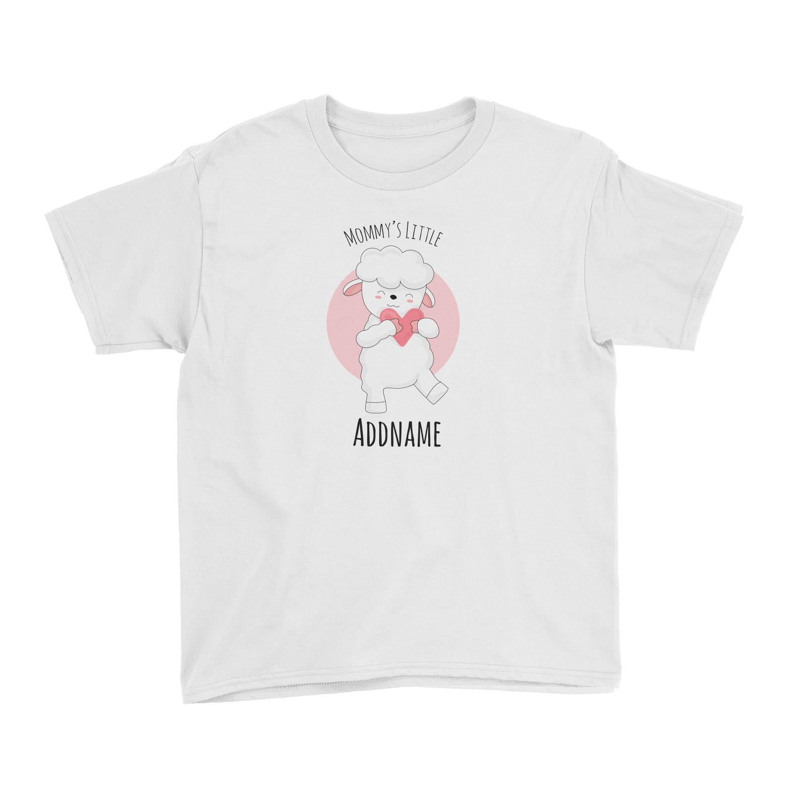 Sweet Animals Sketches Sheep Mommy's Little Addname Kid's T-Shirt