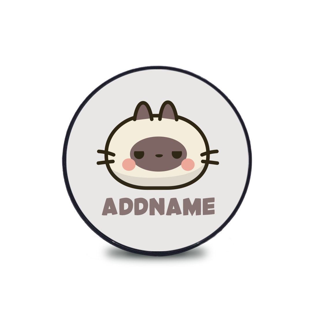 Grumpy Siamese Cat Phone Holder